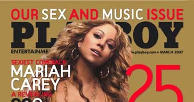 Mariah Careyová na obálce magazínu Playboy