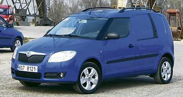 Škoda Praktik je roomster, kde skla v okénkách nahradily plechy