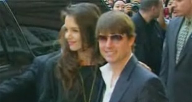 Tom Cruise s manželkou Katie Holmesovou