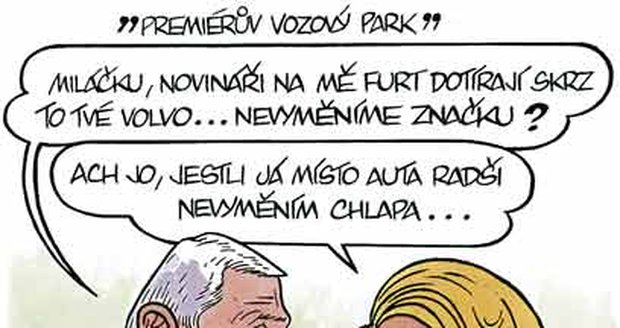 Štěpán Mareš - Premiérův vozový park