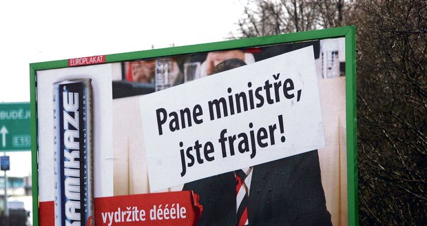 Pane ministře, jste frajer!