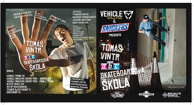 DVD Tomáš Vinter ABC skateboardová škola