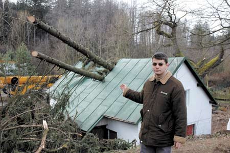 Strom dům Jana Gonbeka doslova prošpikoval