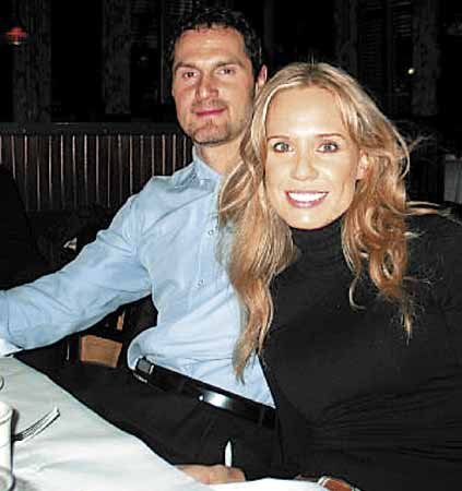 Milan Hejduk si po vydařeném zápase dopřál večeří s manželkou Zlatou