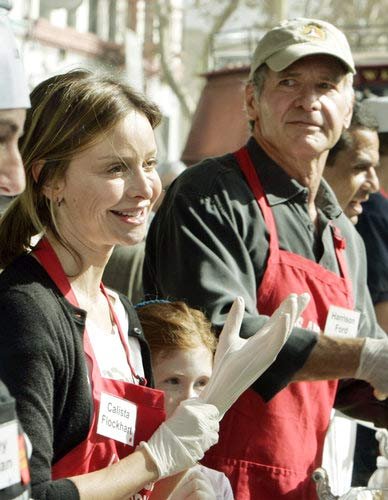 Harrison Ford a Calista Flockhartová