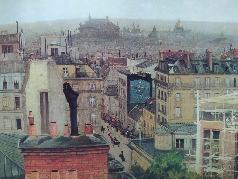 Nebyly to vždy jen krajiny, které Chittussi maloval. Občas ztvárnil i panoramata velkoměst. Tak jako v tomto případě Paříž z roku 1887.