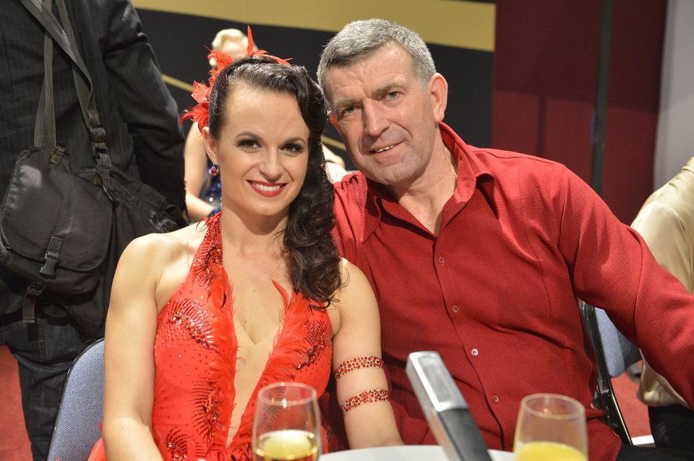 Bugár s taneční partnerkou Jitkou Šorfovou