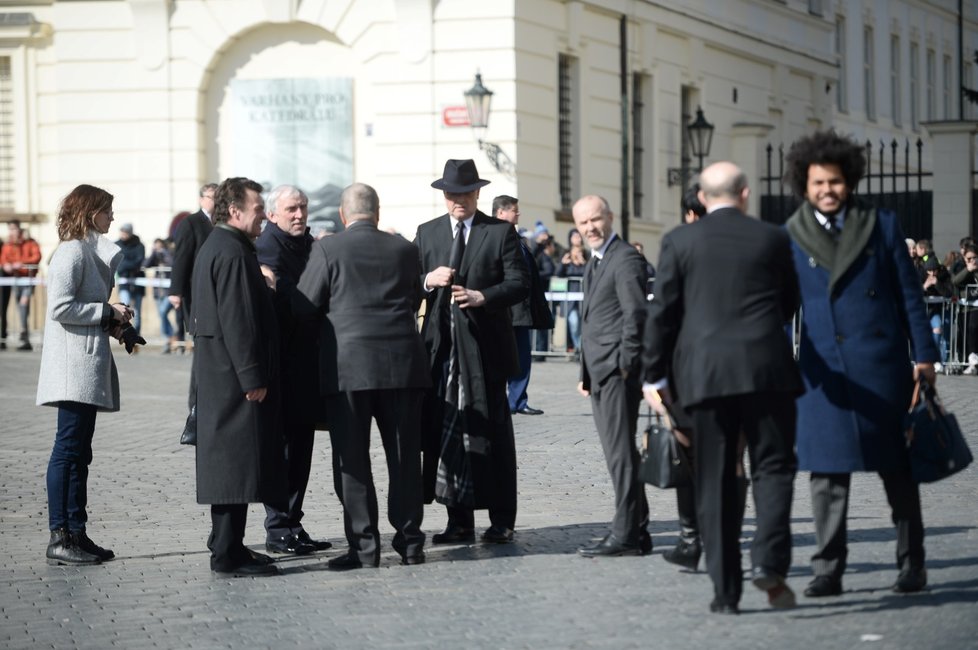 Dominik Feri na inauguraci Miloše Zemana (8. 3. 2018