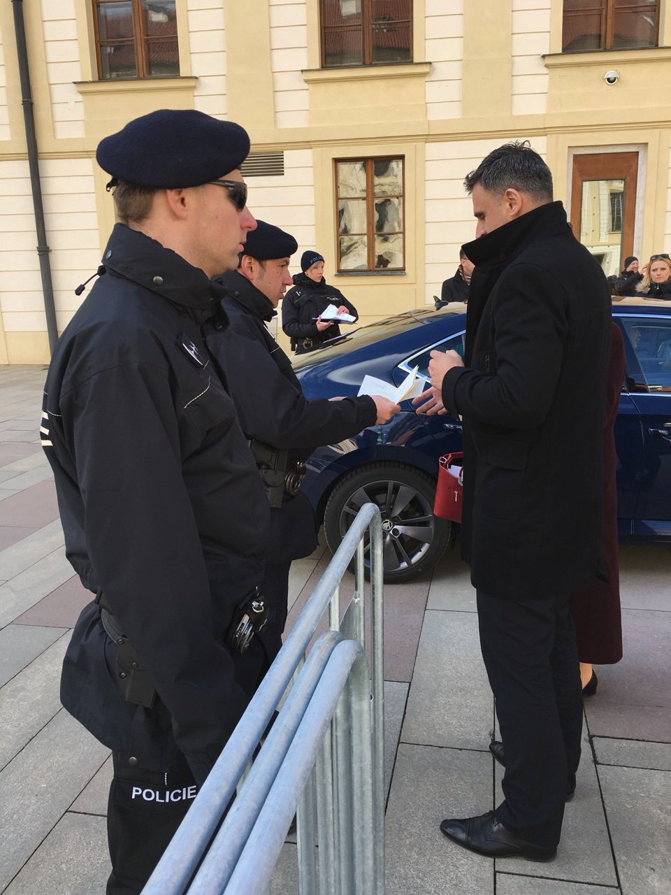 Jiří Zimola na inauguraci Miloše Zemana (8. 3. 2018)