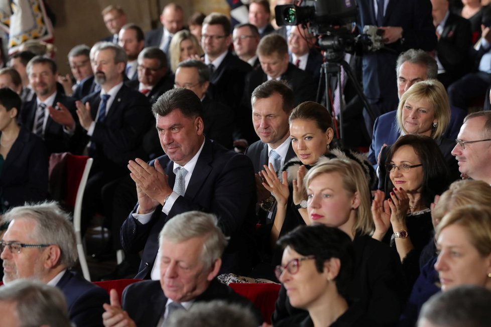 Miloš Zeman končí svůj inaugurační projev (8. 3. 2018).