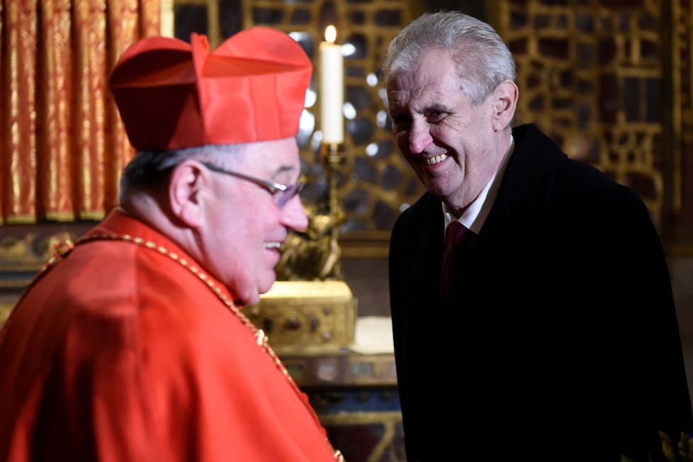 Prezident Miloš Zeman po inauguraci (8. 3. 2018)