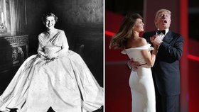 Jaké inaugurační šaty vynesly první dámy v průběhu let?