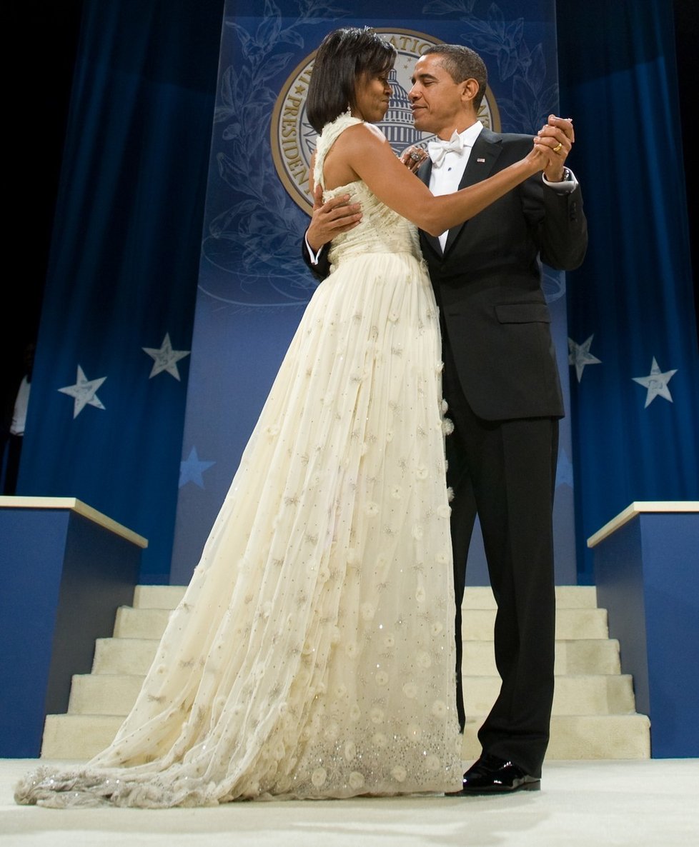 Michelle a Barack Obamovi v roce 2009