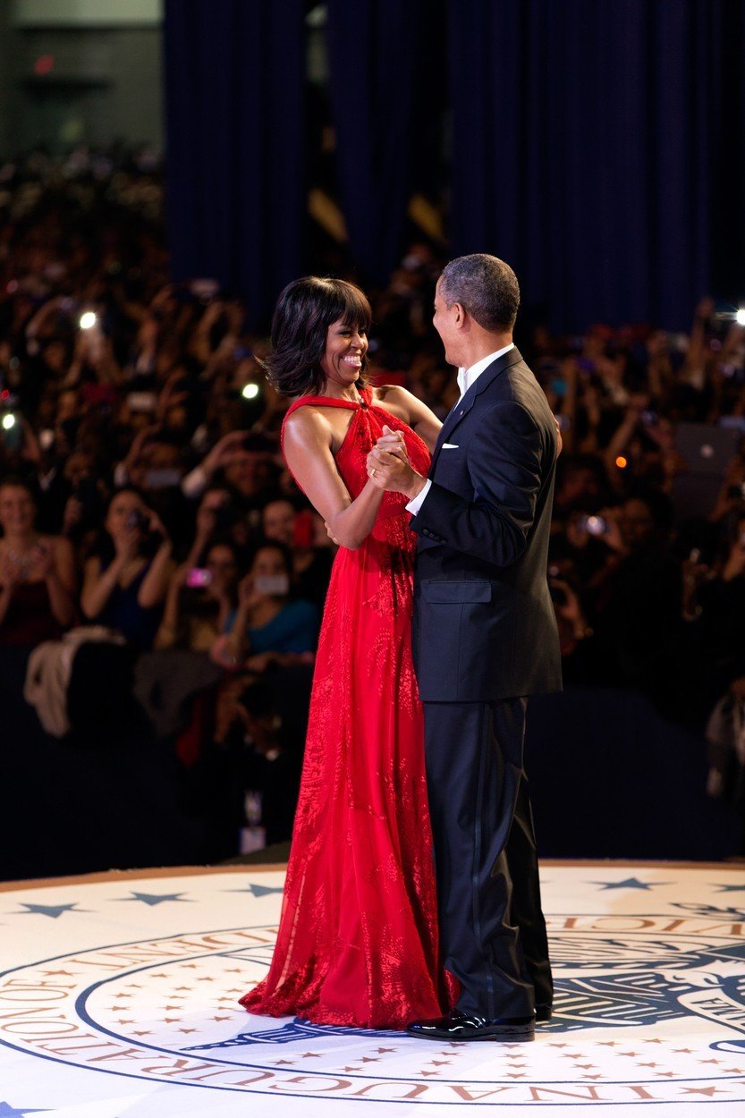 Michelle a Barack Obamovi v roce 2013