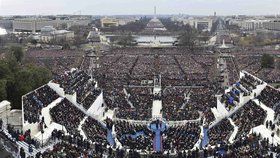 Trumpova inaugurace do detailu: Prozkoumejte výrazy v davu na gigapixelové fotce