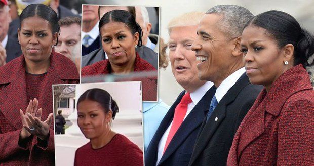 Nabroušená Michelle sledovala jmenování Trumpa: Je barometrem USA, píše tisk