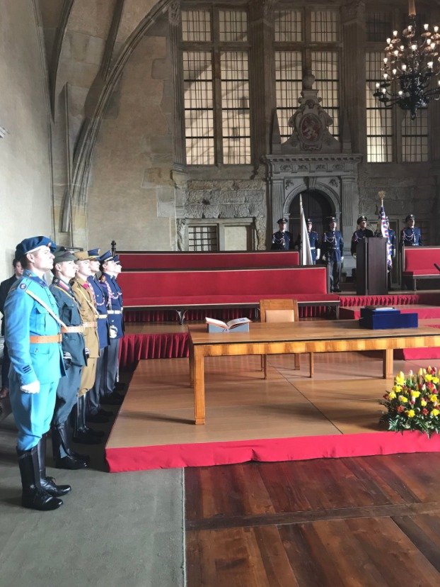 Generální zkouška inaugurace prezidenta, která proběhne ve čtvrtek.