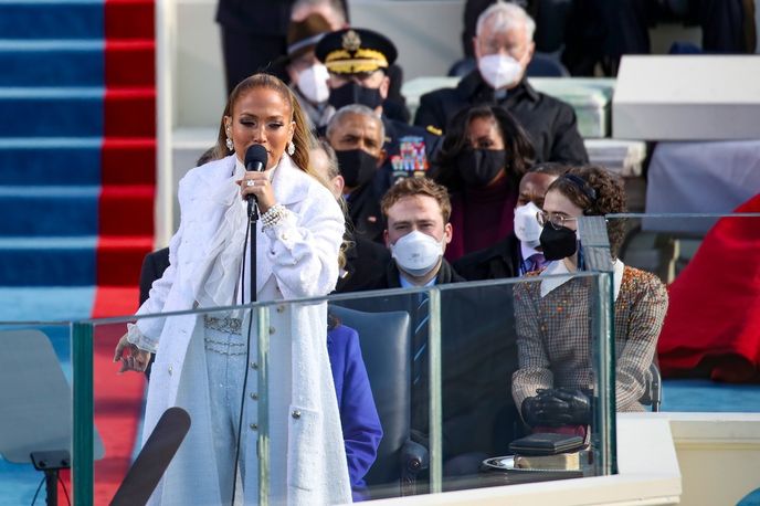 Jennifer Lopez zazpívala na prezidentské inauguraci