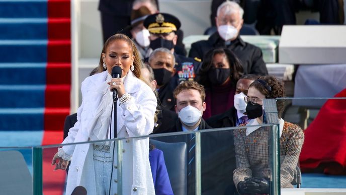 Jennifer Lopez zazpívala na prezidentské inauguraci