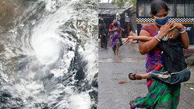 V Indii a Bangladéši pokračuje evakuace statisíců kvůli cyklonu.