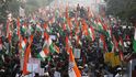 V Indii sílí protesty farmářů proti zemědělské reformě