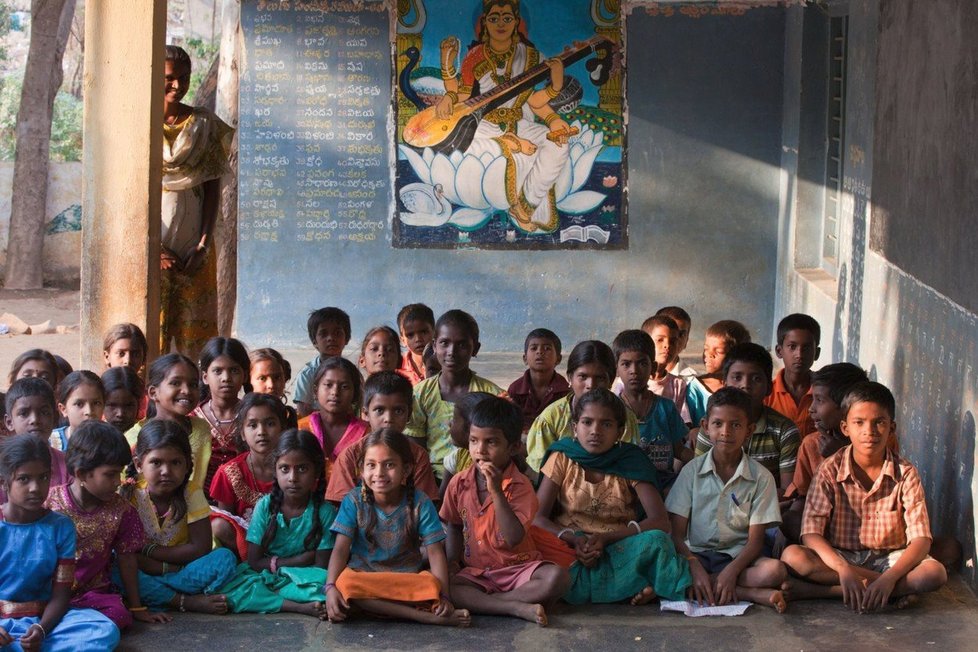 Děti v Indii (ilustrační foto)