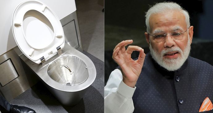 Indie vyhrála svůj boj s kálením na veřejnosti. Premiér Módí se pochlubil, že postavili 110 milionů záchodů.