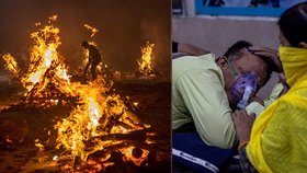 Indická apokalypsa: Lidé umírají bez kyslíku, Evropa chystá zákaz cestování i pomoc.