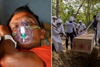 Nemocnici došel kyslík, 22 pacientů s covidem zemřelo. Indie řeší i smutný rekord