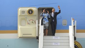 Barac Obama a první dáma Michelle Obama