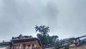 Monzunové deště v indické části Himálaje