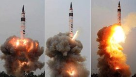 Indie otestovala raketu Agni-V s doletem 5000 kilometrů