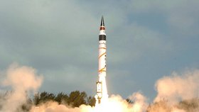 Indie testovala raketu Agni-V s doletem 5000 kilometrů.
