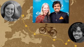 Na kole šlapal 7000 km, cesta z Indie do Švédska mu trvala téměř pět měsíců. Ind P. K. Mahanandia ji absolvoval jen kvůli své vyvolené.
