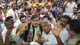 Indický poslanec Shashi Tharoor.