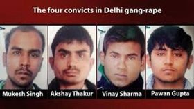 V Indii oběsili čtyři muže zodpovědné za brutální znásilnění ženy