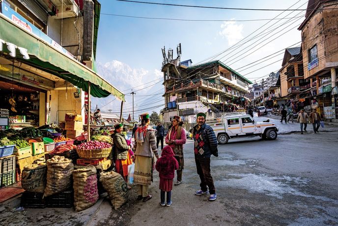 V ulicích města Reckong Peo V ulicích města Reckong Peo