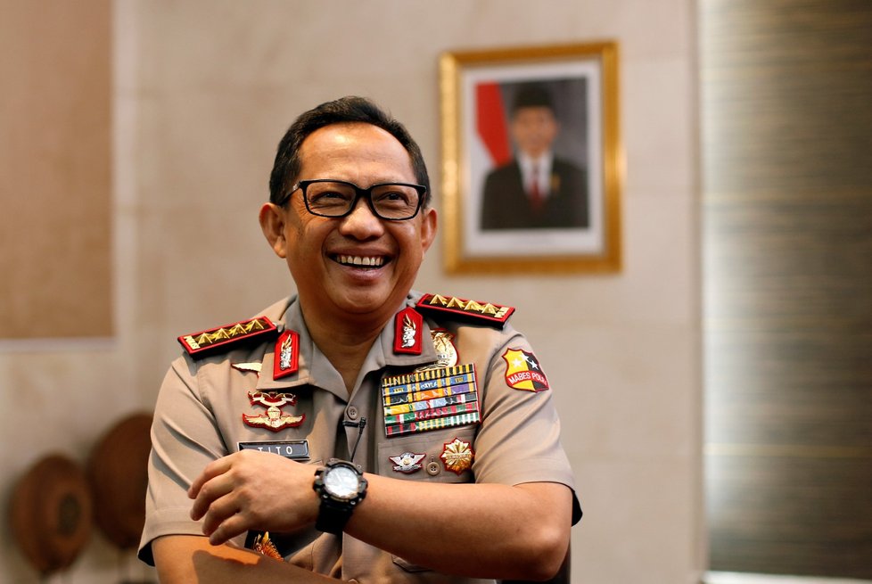 Indonéský policejní prezident Tito Karniavan