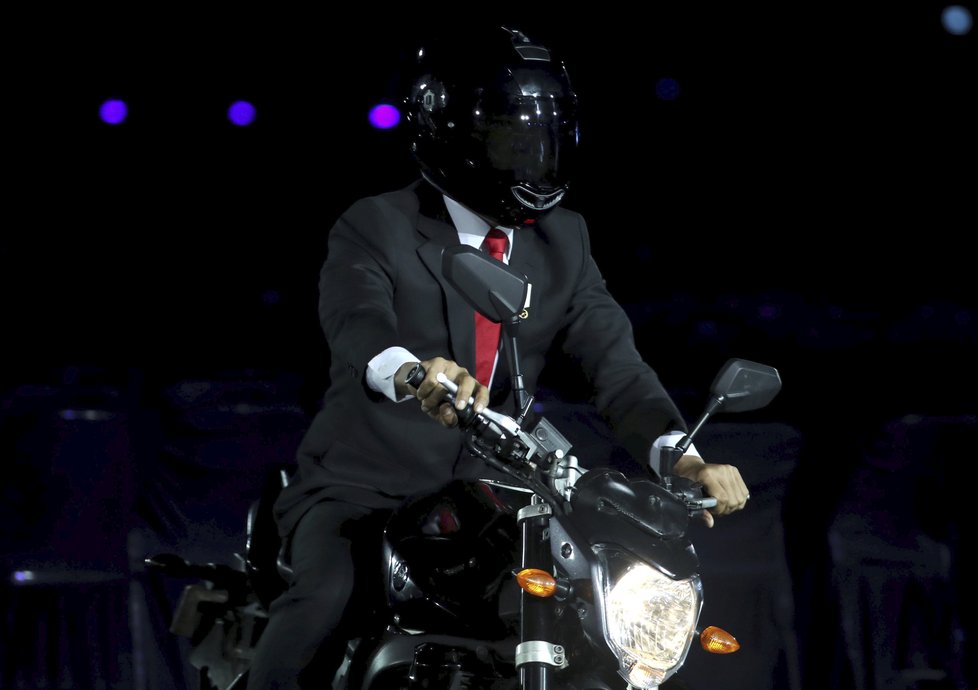 Indonéský prezident Joko Widodo na Asijských hrách.
