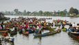 Město Banjarmasin na jihu Kalimantanu