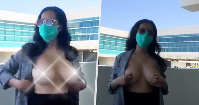 Hvězda Onlyfans vystavovala své poprsí a genitálie na letišti v Indonésii. Hrozí ji vězení!
