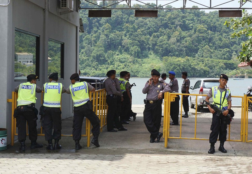 Vězení Nusa Kambangan, kde čekalo na popravu pět ze šesti odsouzených.