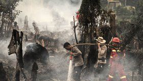 Smog z lesních požárů v Indonésii zabil údajně až 100 tisíc lidí.