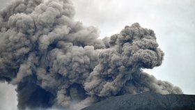 Výbuch indonéské sopky Marapi (4.12.2023)