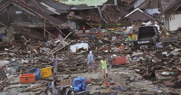 Obavy o lidi i unikátního savce: Spláchne nová tsunami i posledních 67 nosorožců jávských?