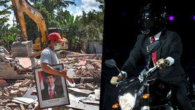 Indonéský prezident Joko Widodo řádil na Asijských hrách, jeho země se vzpamatovává ze zemětřesení.