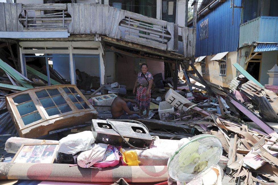 Tsunami a zemětřesení v Indonésii