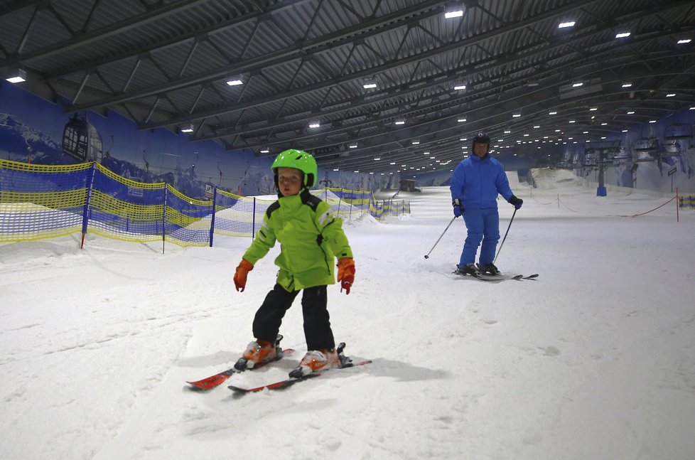 V Číně se bude stavět největší indoor ski areál na světě. (Ilustrační foto)
