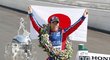 Takuma Sato slavně zvítězil v závodě 500 mil Indianopolis