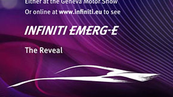 Infiniti EMERG-E: Sportovní elektromobil pro Ženevu